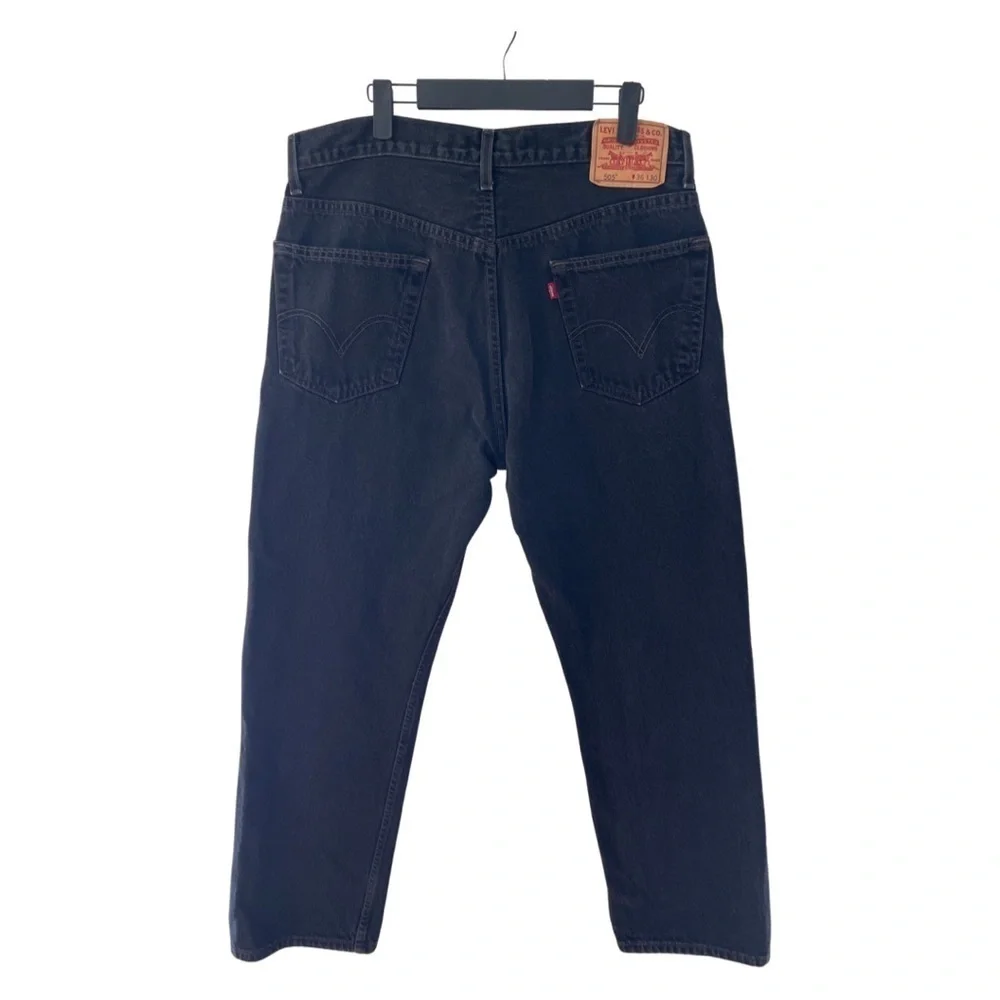 EUC Levi’s Men’s 505 Regular Fit Jeans | 36” x 30” | Black